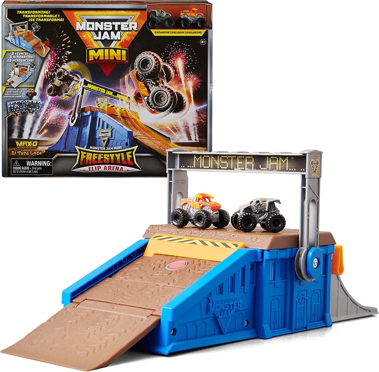 Monster Jam Mini Freestyle Flip Arena 6064037 - Colorland Toys