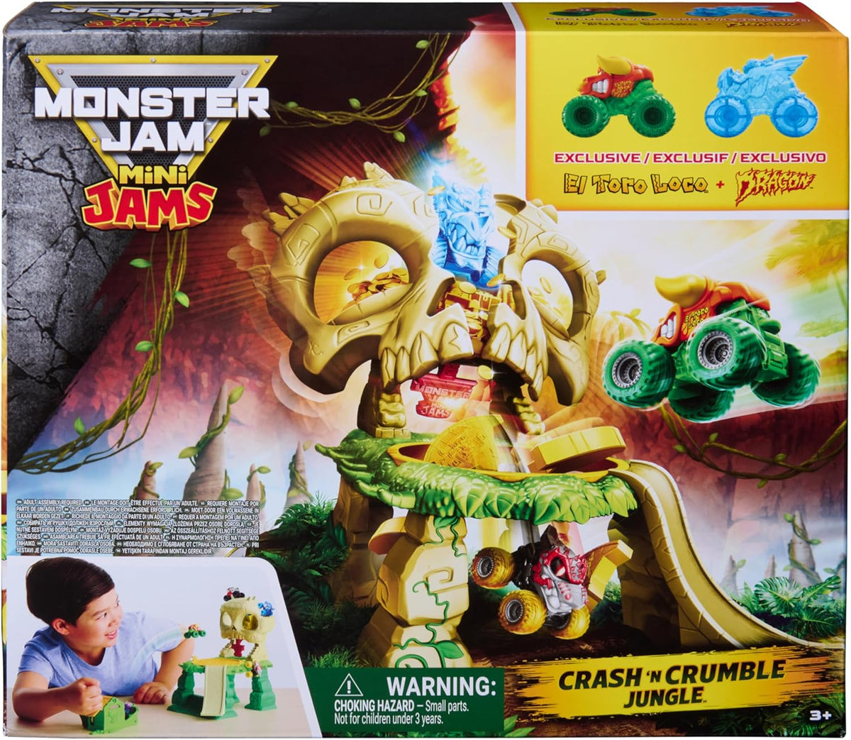 Monster Jam Mini Jams Jungle Playset 6074433 — image 2