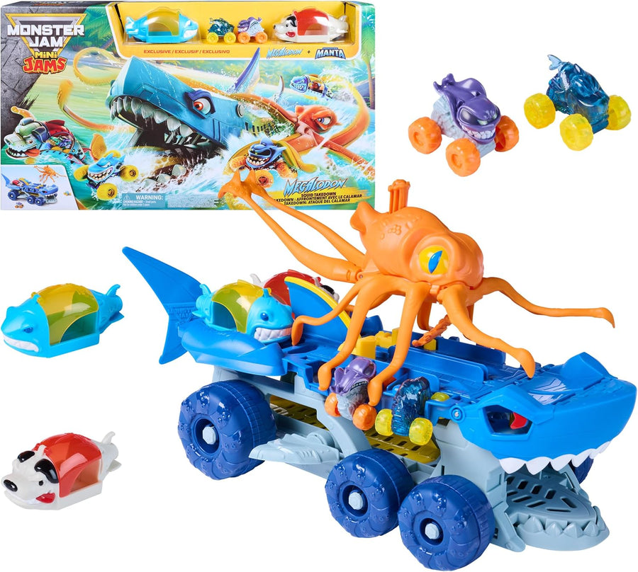 Monster Jam Mini Jams Megalodon Squid Takedown 6076010 — image 1
