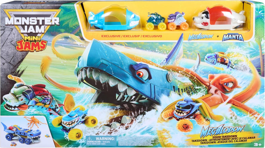 Monster Jam Mini Jams Megalodon Squid Takedown 6076010 — image 9
