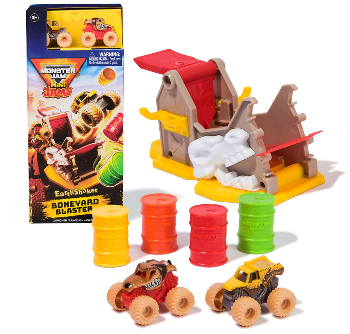 Monster Jam Mini Launchers Boneyard Blaster Playset — image 1