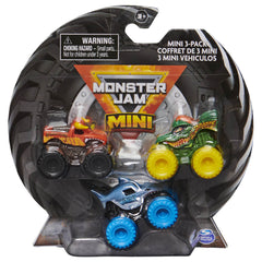 Monster Jam Mini Scale Vehicles 3 - pack 6063867 - Colorland Toys