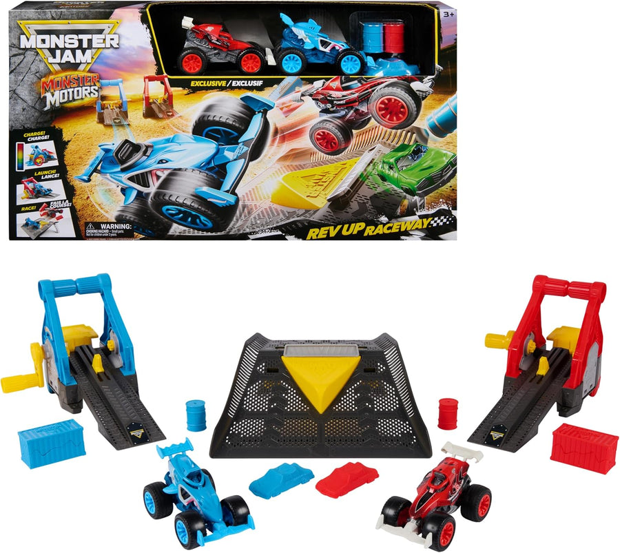 Monster Jam Monster Motors Rev Up 1:64 Raceway Playset 6076284 — image 1