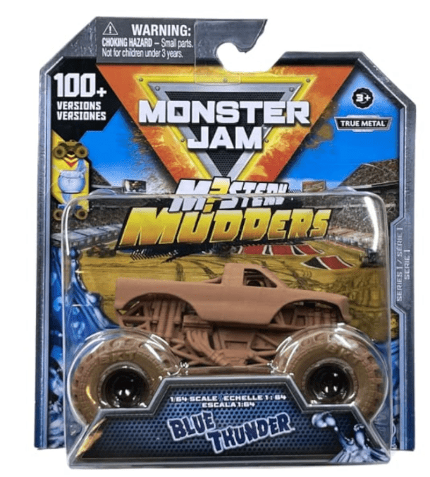 Monster Jam Mystery Mudders Blue Thunder 1:64 Series 1 6065345 — image 1