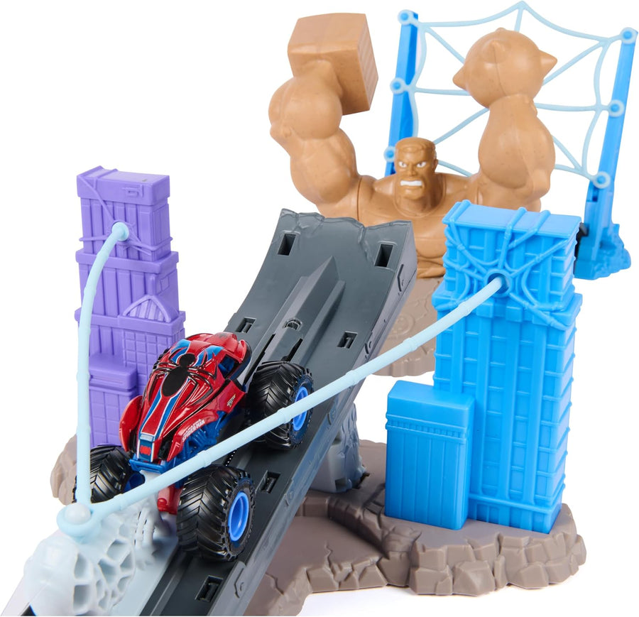 Monster Jam Spider-Man Sandman City 1:64 Battle Playset 6076523 — image 6