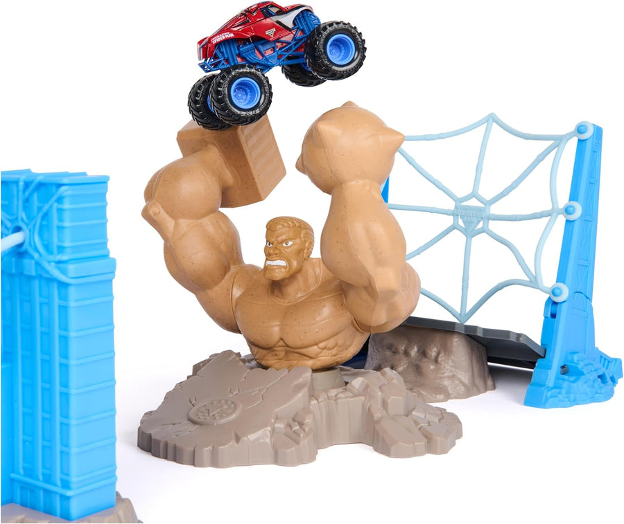 Monster Jam Spider-Man Sandman City 1:64 Battle Playset 6076523 — image 4