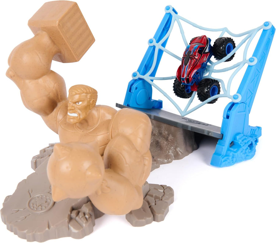 Monster Jam Spider-Man Sandman City 1:64 Battle Playset 6076523 — image 3