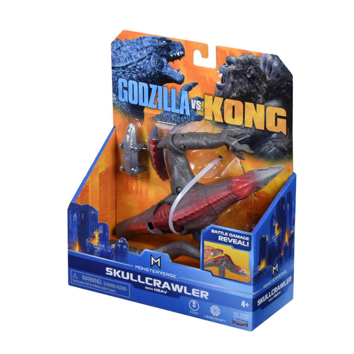 Monsterverse Godzilla vs Kong Skullcrawler with Heav 35308 — image 3