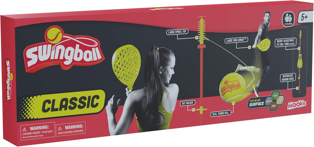 Mookie Swingball Classic With Two Airbats And Real Tennis Ball 1.65m 7282 — image 1