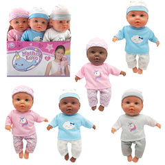 Mother Love Soft Baby Doll Asstd. 31cm 8820 - Colorland Toys