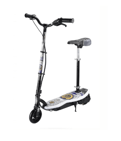 Motor E-Scooter with Seat White CD10S — image 1