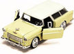 Motor Max 1955 Chevy Bel Air Nomad, Yellow, 1/24 Diecast Car