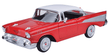 Motor Max 1957 Chevy Bel Air Red 1:24 Series 73228