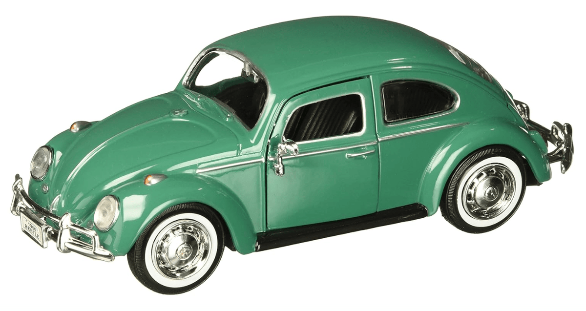 Motor Max 1966 Volkswagen Beetle Green 1:24 Series 73223 — image 1