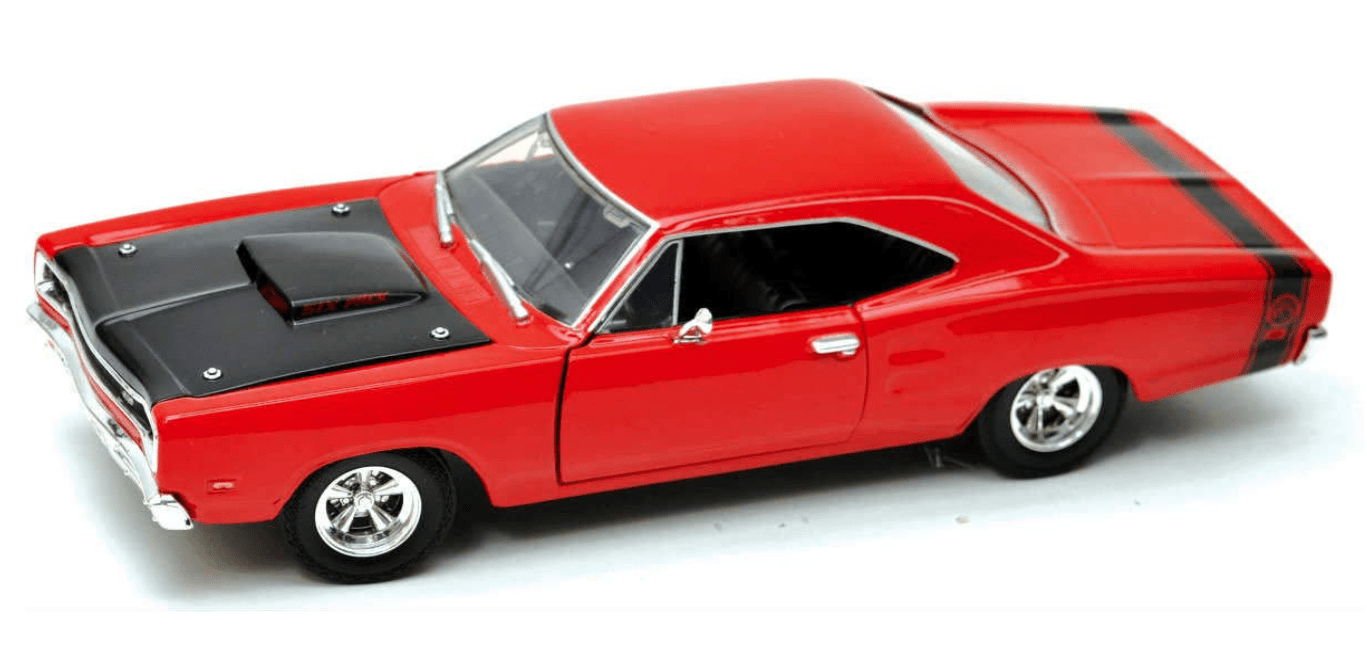 Motor Max 1969 Dodge Coronet Super Bee Red 1:24 Series 73315 - Colorland Toys