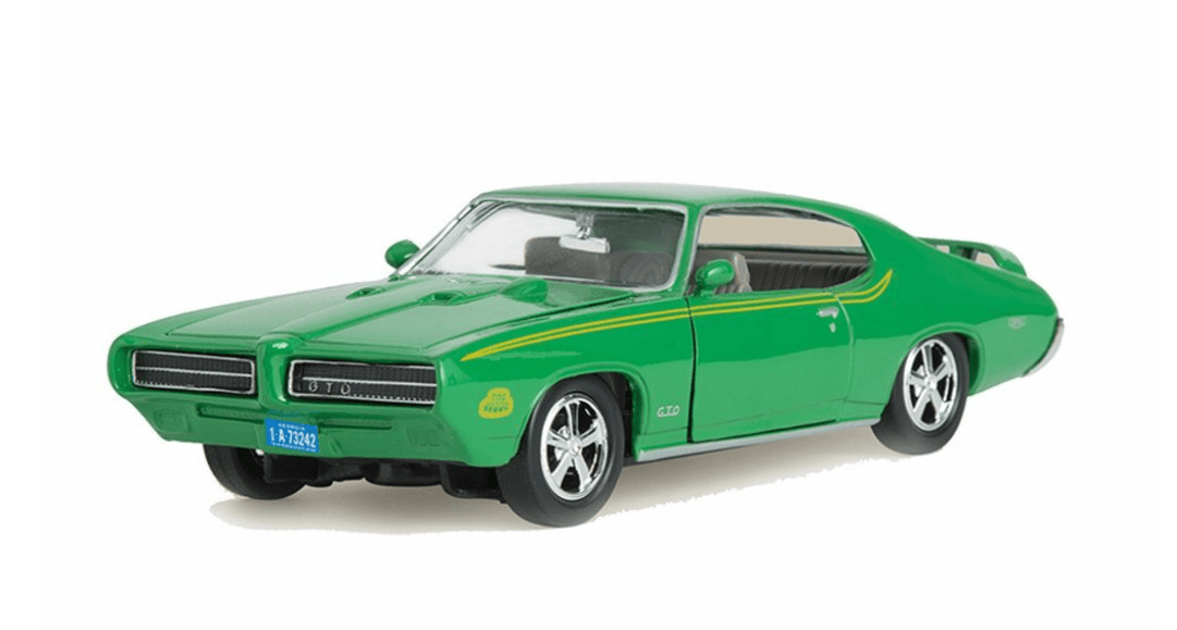 Motor Max 1969 Pontiac GTO Judge Green 1:24 Series 73242 — image 1