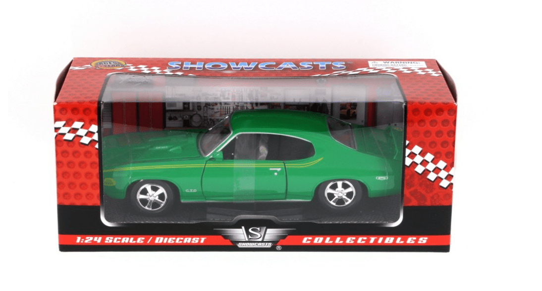 Motor Max 1969 Pontiac GTO Judge Green 1:24 Series 73242 — image 2