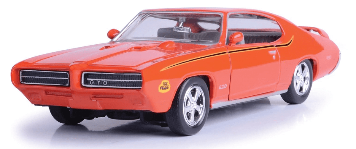 Motor Max 1969 Pontiac GTO Judge Orange 1:24 Series 73242 — image 2