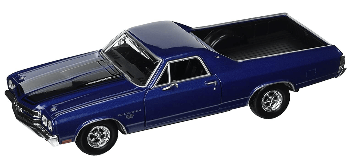 Motor Max 1970 Chevy El Camino SS 396 Blue 1:24 Series 79347 — image 2