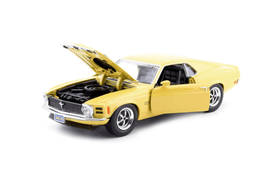Motor Max 1970 Ford Mustang Boss 429 Yellow 1:24 Series 73303 — image 3