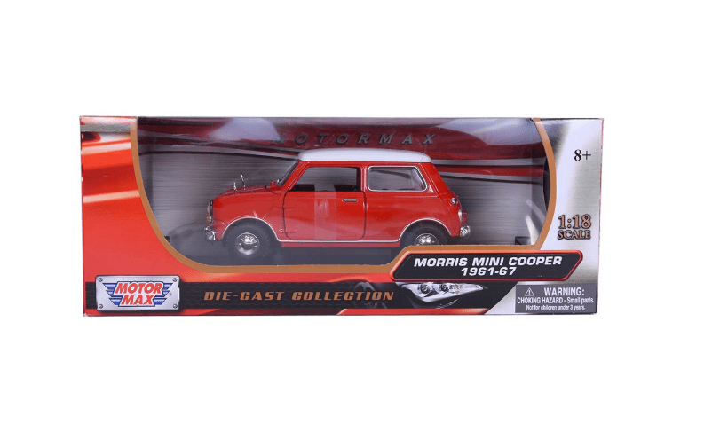 Motor Max Morris Mini Cooper 1961-67 Red 1:18 Series 73113 — image 2