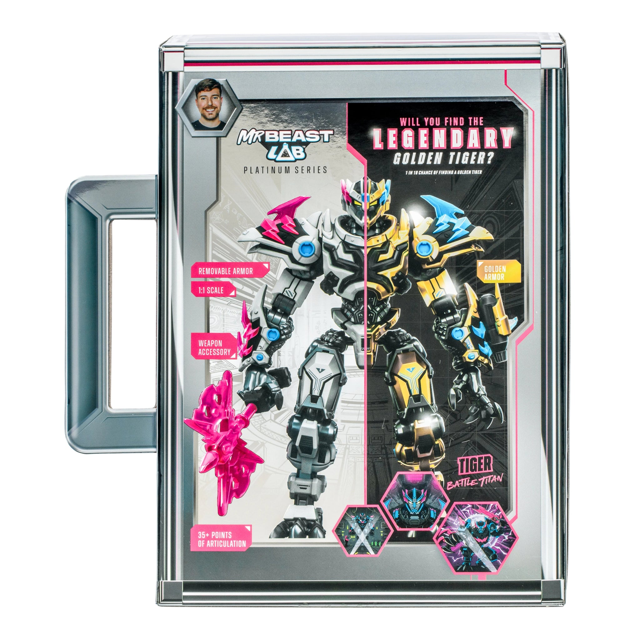 Mrbeast Lab Platinum Series Collector Figure Tiger 24806 - Colorland Toys