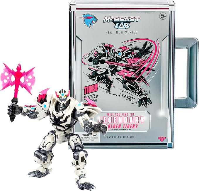 Mrbeast Lab Platinum Series Collector Figure Tiger 24806 - Colorland Toys