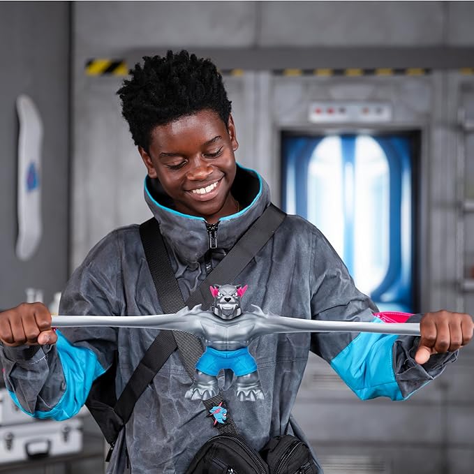 MrBeast Lab Stretchy Hero Silver Panther 24771 - Colorland Toys