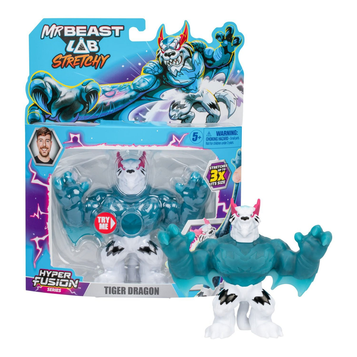 Mrbeast Lab Stretchy Hero Tiger Dragon 24799 — image 1
