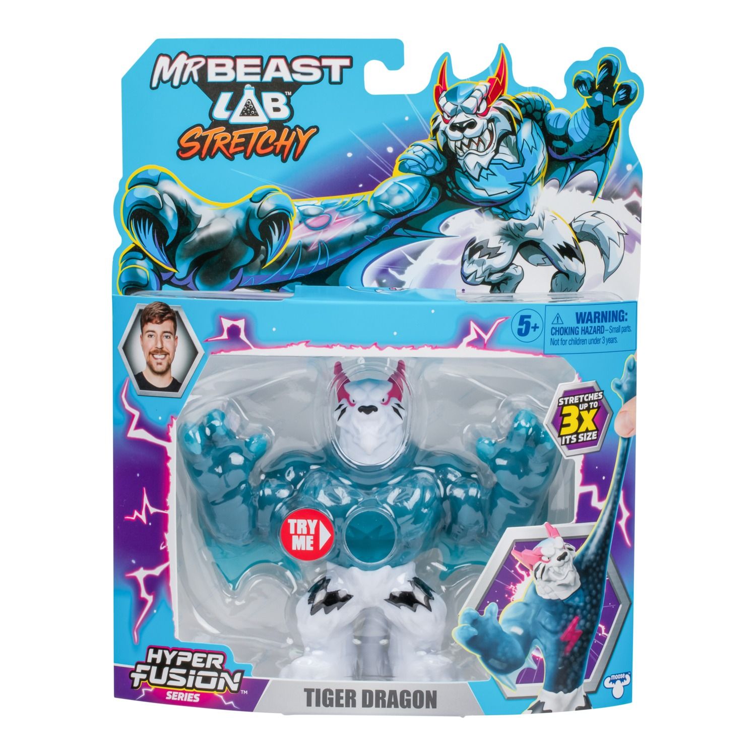 Mrbeast Lab Stretchy Hero Tiger Dragon 24799 - Colorland Toys