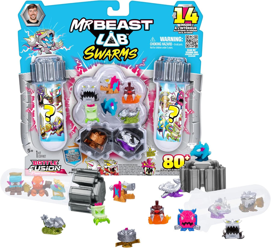MrBeast Lab Swarms Battle Fusion Mega Lab Pack – 14 Micro Beasts