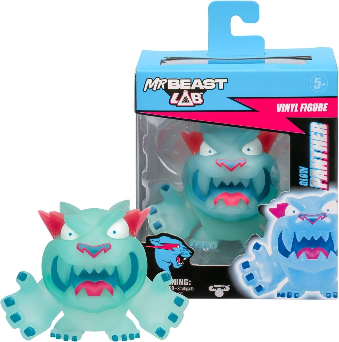 Mrbeast Lab Vinyl Figure Glow Panther 24732/72869 - Colorland Toys