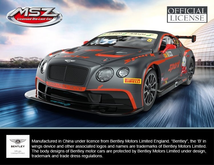 MSZ Bentley Continental GT3 Concept 1:24 68267A - Colorland Toys
