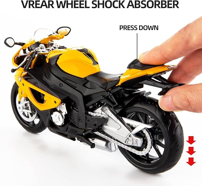 MSZ BMW Motorcycle Diecast S1000RR 1:12 68001A — image 4