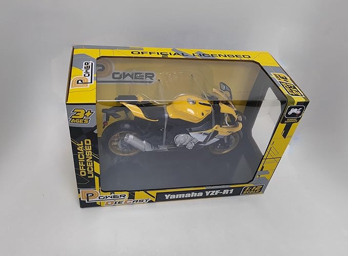 MSZ Yamaha Motorcycle Diecast YZF - R1 1:12 68491A - Colorland Toys