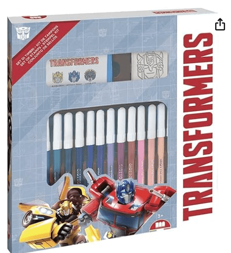 Multiprint Felt Tip Pen Set of Stamps - Transformers 21pcs 86846 — image 1