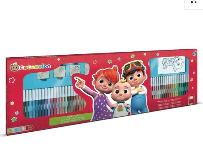 Multiprint Felt Tip Pens - Cocomelon 60pcs 18102 — image 1