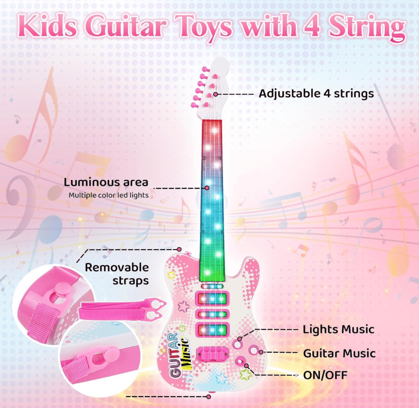 Musical Instruments Guitar with Mic 8818C — image 3