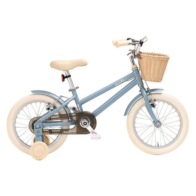 Muunka Bicycle With Basket 12 Inch Blue TN24M73 — image 1