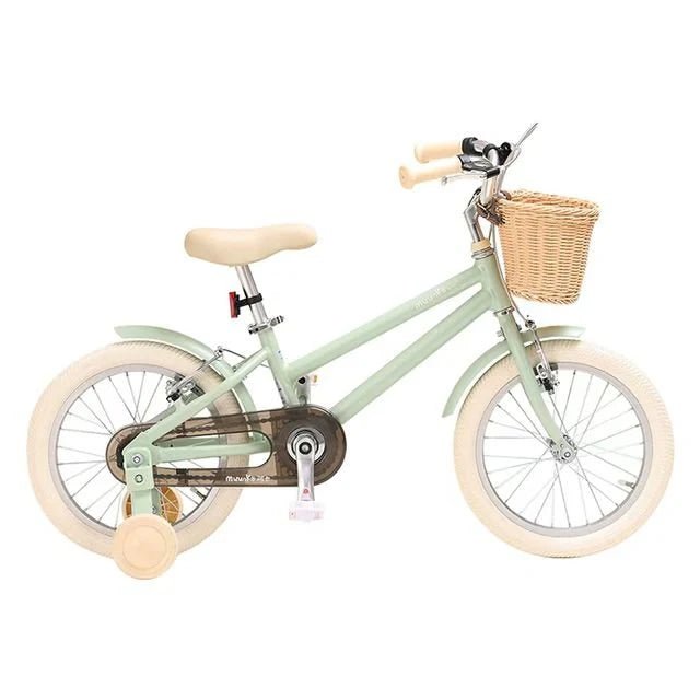 Muunka Bicycle With Basket 20 Inch Green TN24M73 — image 1