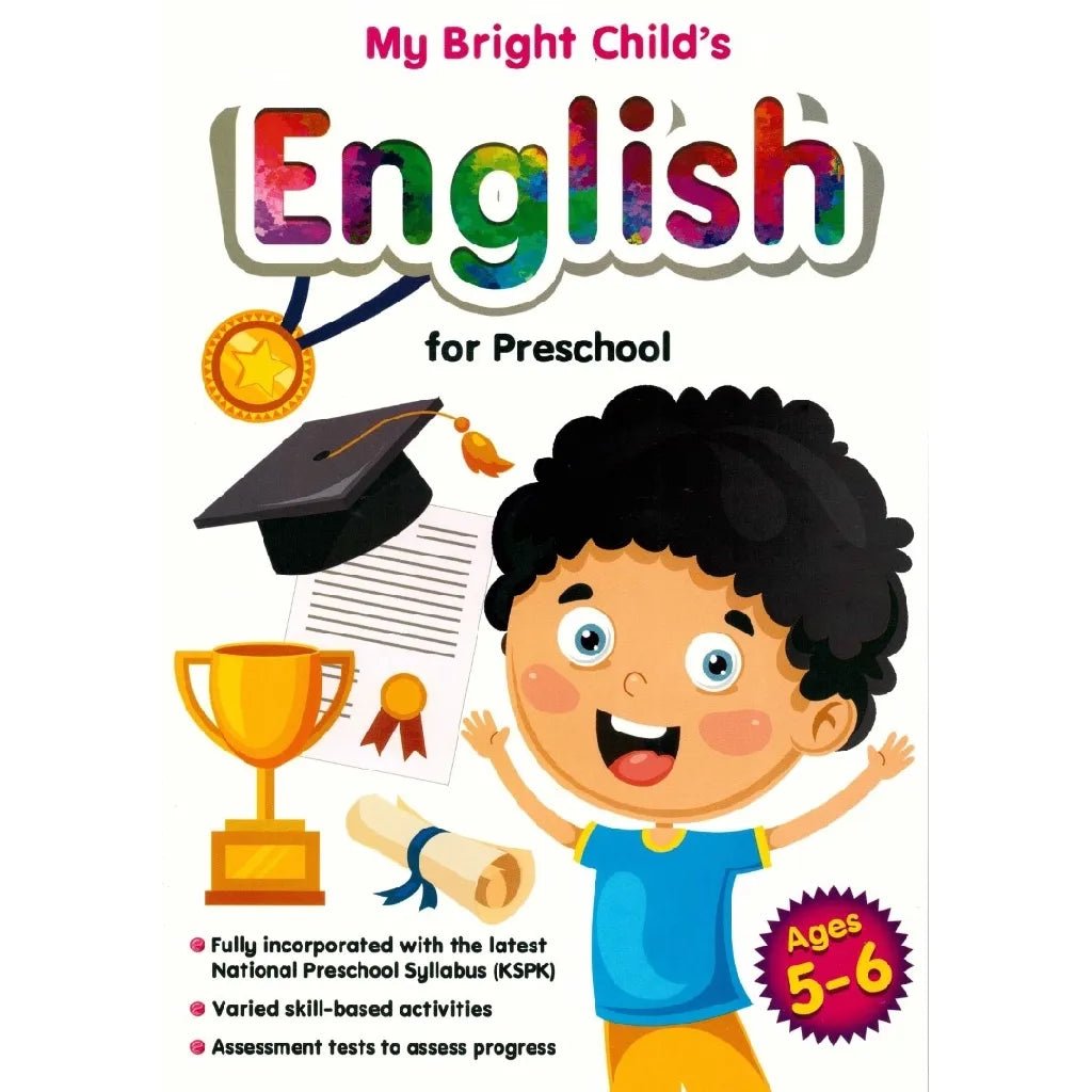 My Bright Childs English for Preschool Ages 5 - 6 47648 - Colorland Toys