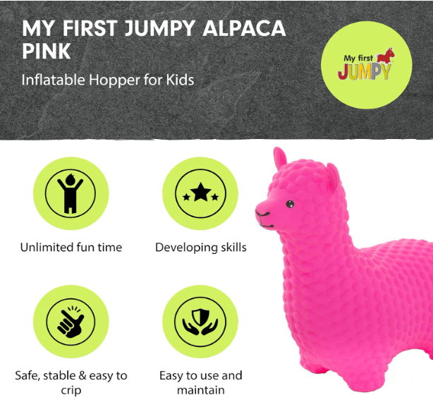 My First Jumpy Alpaca Pink GT69406 - Colorland Toys