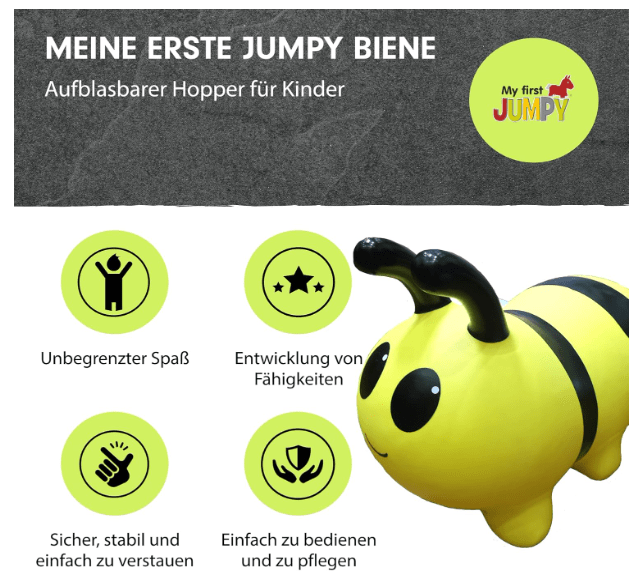 My First Jumpy Bee GT69434 - Colorland Toys