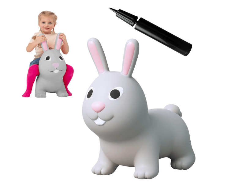 My First Jumpy Bunny Grey GT69323 - Colorland Toys