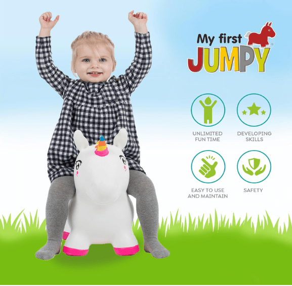 My First Jumpy Unicorn GT69345 - Colorland Toys