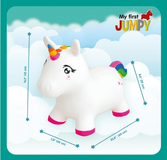 My First Jumpy Unicorn GT69345 - Colorland Toys
