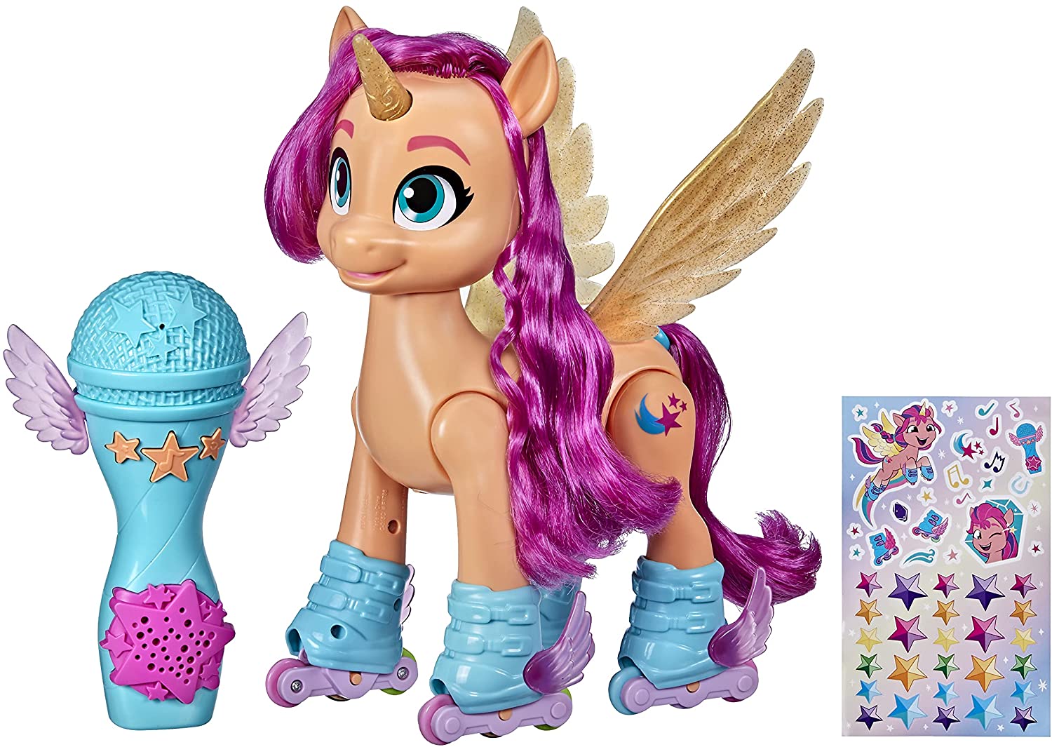 My Little Pony: A New Generation Sing 'n Skate Sunny Starscout F1786 - Colorland Toys
