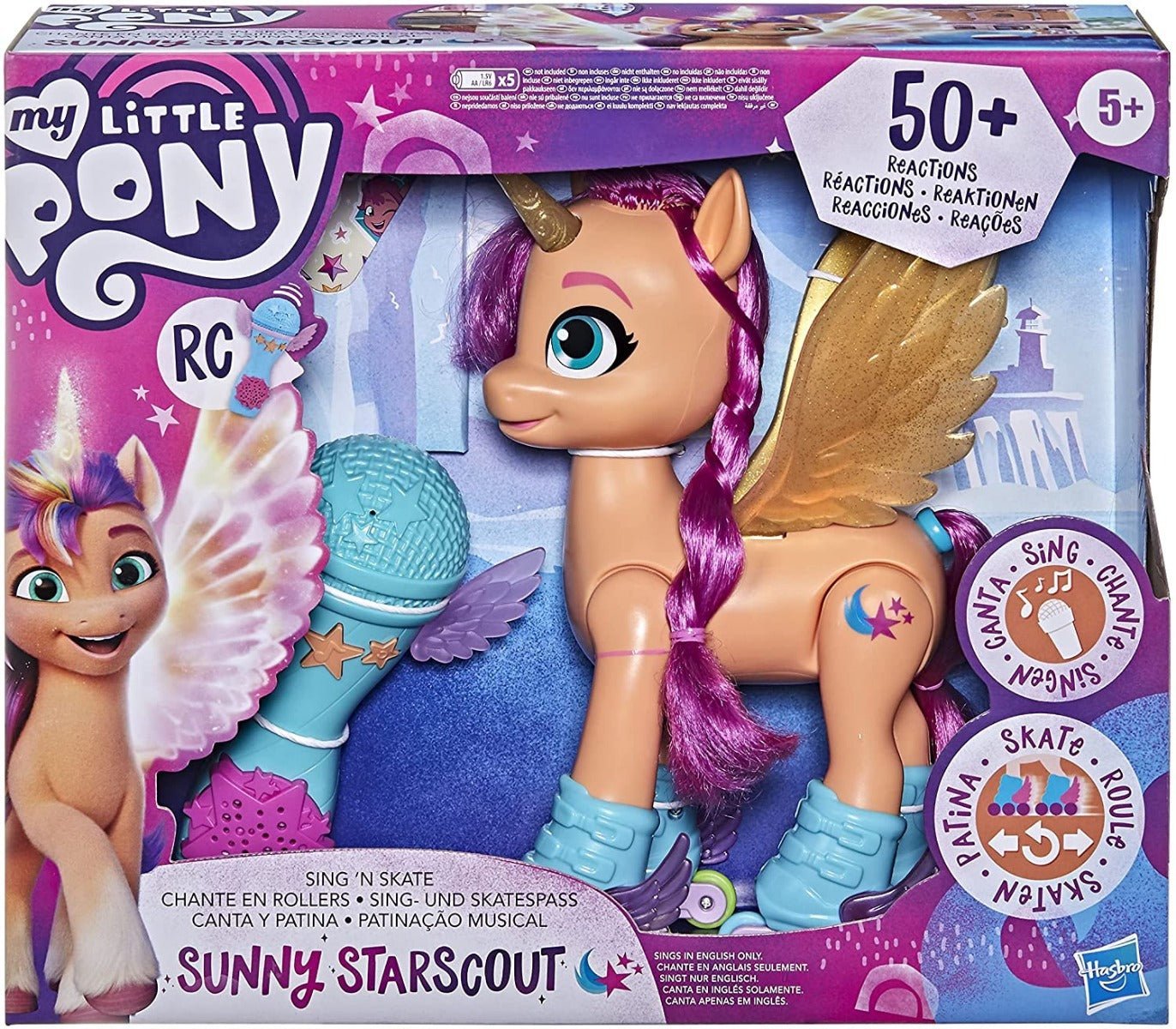 My Little Pony: A New Generation Sing 'n Skate Sunny Starscout F1786 - Colorland Toys