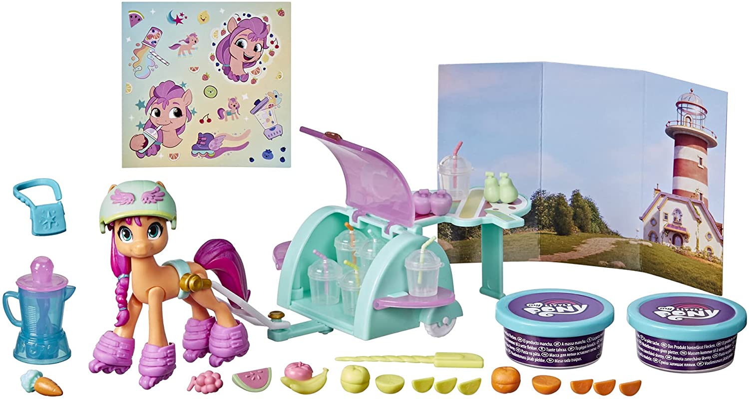My Little Pony Movie Sparkling Scenes Mix and Make Sunny Starscout F2934 - Colorland Toys
