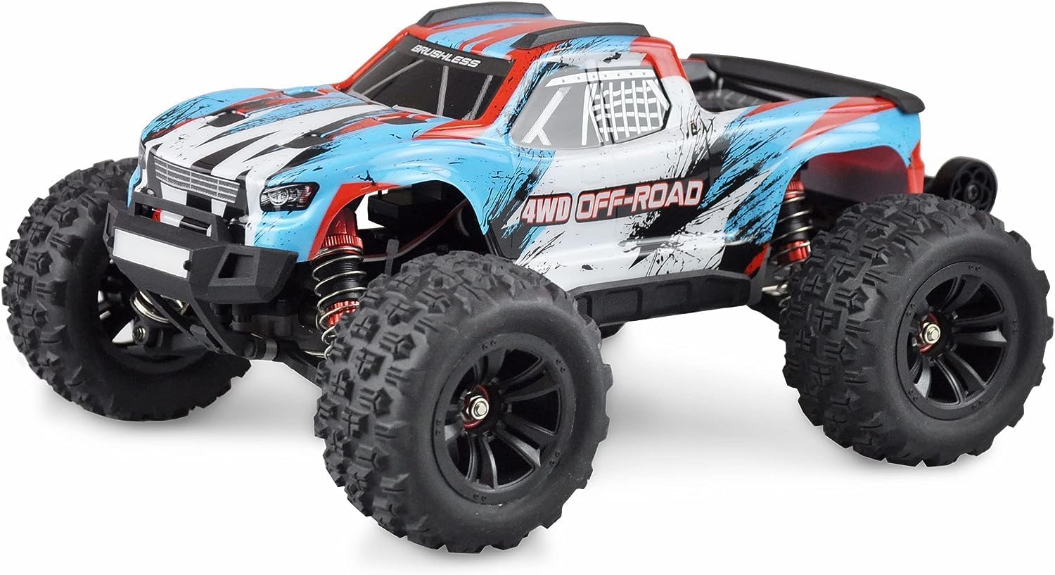 MyToys 4WD Off - Road RC Truck V - 16208 – Brushless Motor, 45 km/h Speed, Hydraulic Shocks – High - Performance Remote Control Car - Colorland Toys
